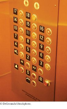 elevator panel